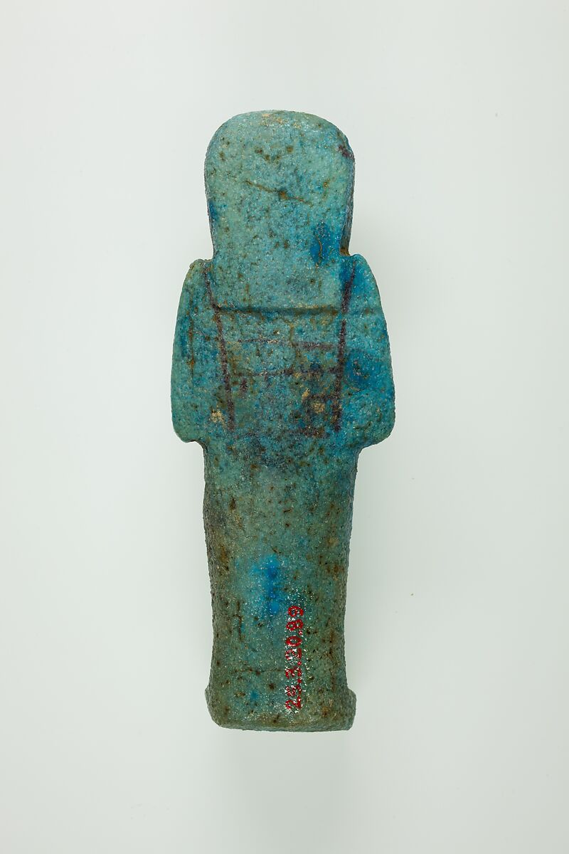 Worker Shabti of Henettawy (C), Daughter of Isetemkheb, Faience