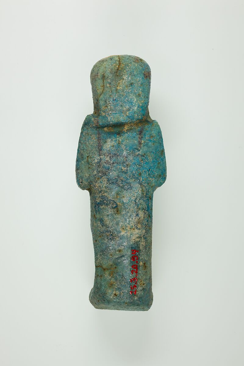 Worker Shabti of Henettawy (C), Daughter of Isetemkheb, Faience