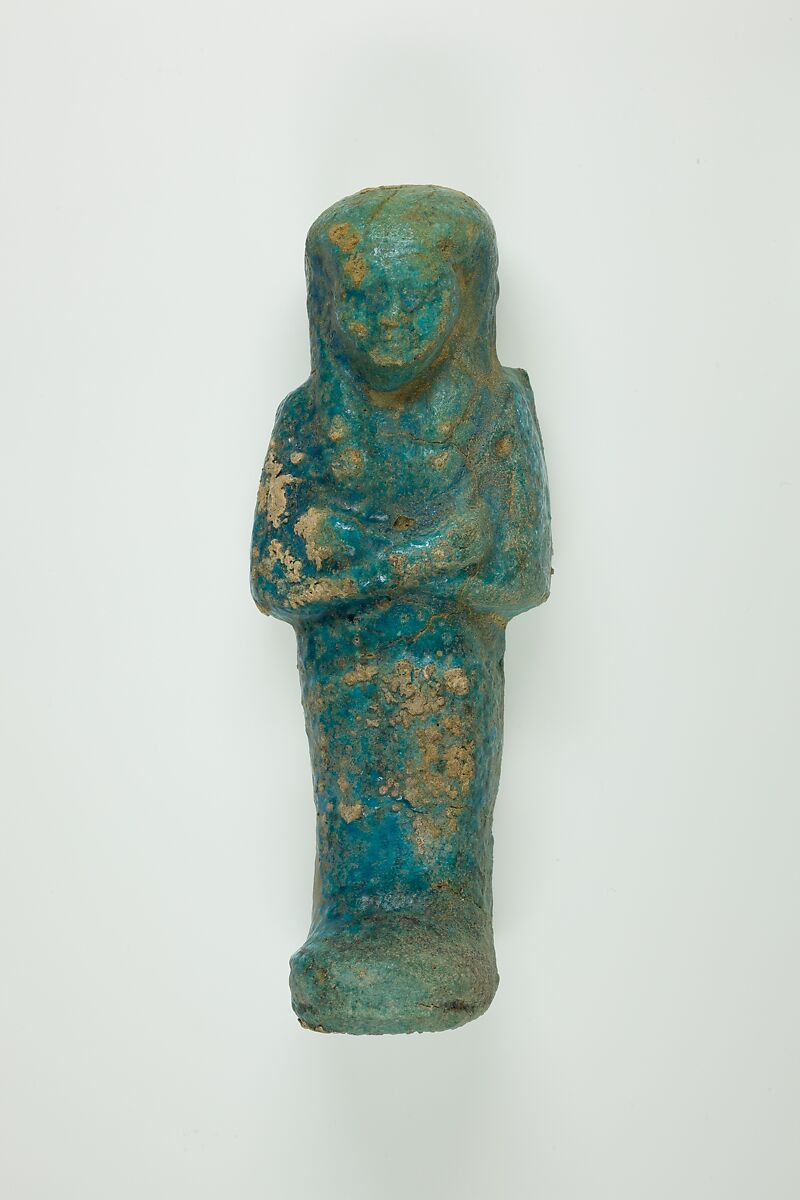 Worker Shabti of Henettawy (C), Daughter of Isetemkheb, Faience 