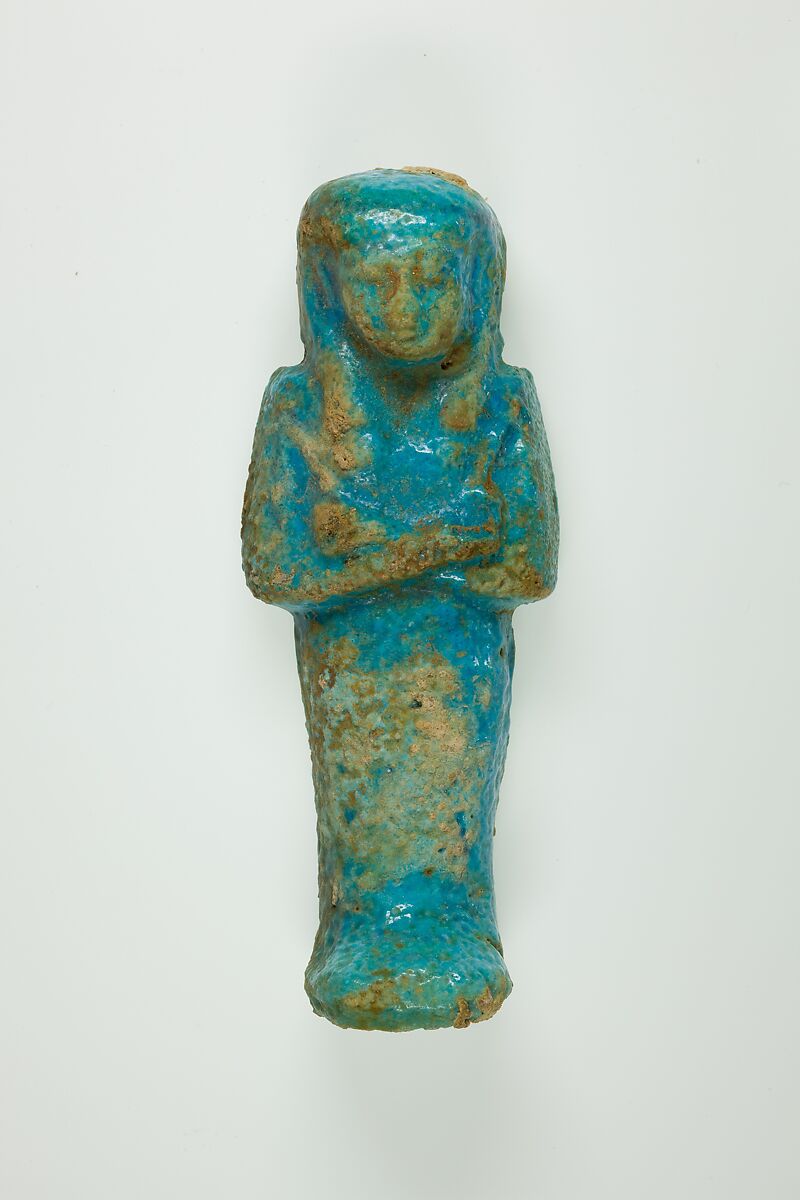 Worker Shabti of Henettawy (C), Daughter of Isetemkheb, Faience 