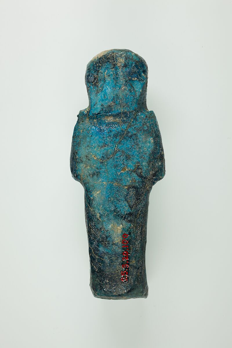 Worker Shabti of Henettawy (C), Daughter of Isetemkheb, Faience