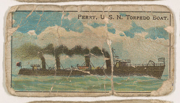 Perry, U.S.N. Torpedo Boat, from the Nation's Pride series (E4), Issued by Anonymous, American, 20th century, Commercial color lithograph 