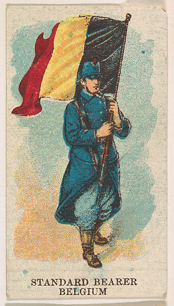 Standard Bearer, Belgium, from the Military Caramels series (E5), Issued by the Philadelphia Caramel Co., Camden, New Jersey or by, Commercial color lithograph 