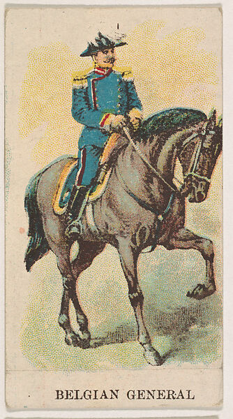 Belgian General, from the Military Caramels series (E5), Issued by the Philadelphia Caramel Co., Camden, New Jersey or by, Commercial color lithograph 