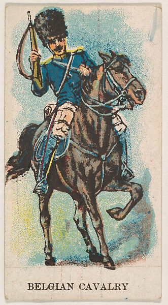 Belgian Cavalry, from the Military Caramels series (E5), Issued by the Philadelphia Caramel Co., Camden, New Jersey or by, Commercial color lithograph 