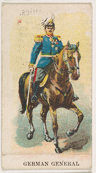 German General, from the Military Caramels series (E5), Issued by the Philadelphia Caramel Co., Camden, New Jersey or by, Commercial color lithograph 
