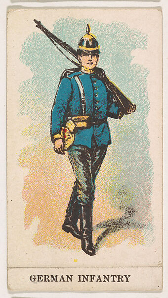 German Infantry, from the Military Caramels series (E5), Issued by the Philadelphia Caramel Co., Camden, New Jersey or by, Commercial color lithograph 