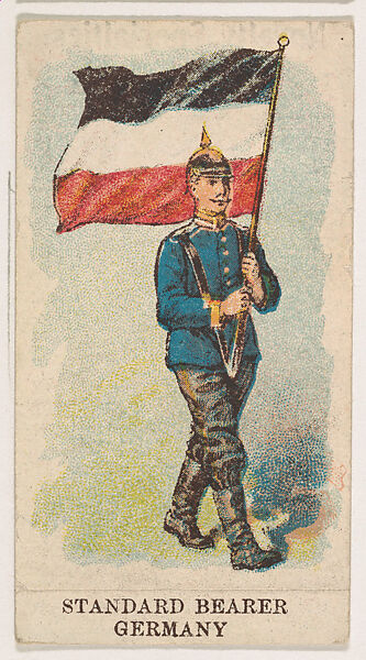 Standard Bearer, Germany, from the Military Caramels series (E5), Issued by the Philadelphia Caramel Co., Camden, New Jersey or by, Commercial color lithograph 