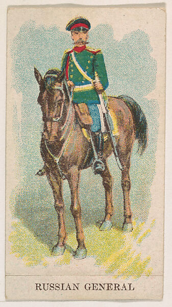 Russian General, from the Military Caramels series (E5), Issued by the Philadelphia Caramel Co., Camden, New Jersey or by, Commercial color lithograph 