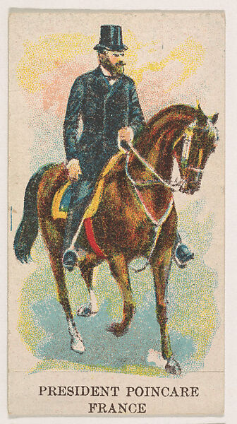 President Poincare, France, from the Military Caramels series (E5), Issued by the Philadelphia Caramel Co., Camden, New Jersey or by, Commercial color lithograph 