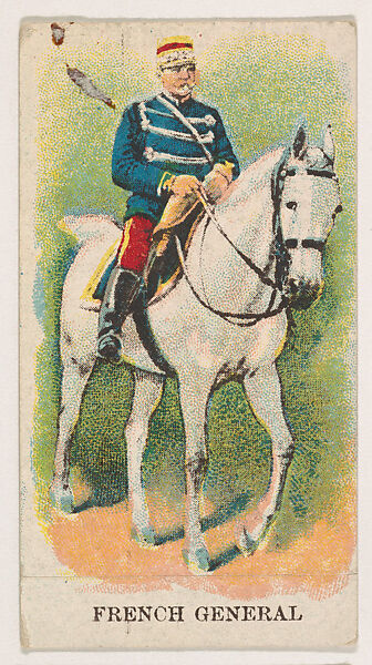 French General, from the Military Caramels series (E5), Issued by the Philadelphia Caramel Co., Camden, New Jersey or by, Commercial color lithograph 