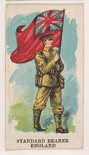 Standard Bearer, England, from the Military Caramels series (E5), Issued by the Philadelphia Caramel Co., Camden, New Jersey or by, Commercial color lithograph 