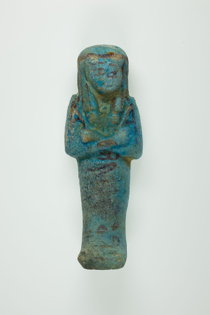 Worker Shabti of Henettawy (C), Daughter of Isetemkheb, Faience 