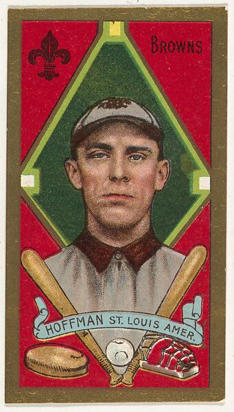 Daniel Hoffman, St. Louis Browns, American League, from the "Baseball Series" (Gold Borders) set (T205) issued by the American Tobacco Company, Issued by the American Tobacco Company, Commercial color lithograph 
