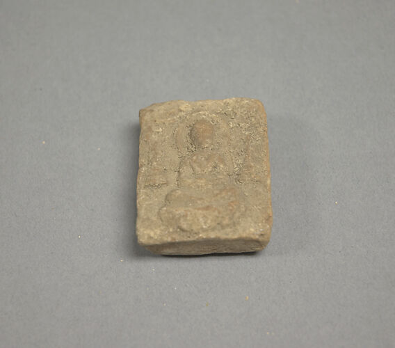 Votive Plaque with Seated Buddhas