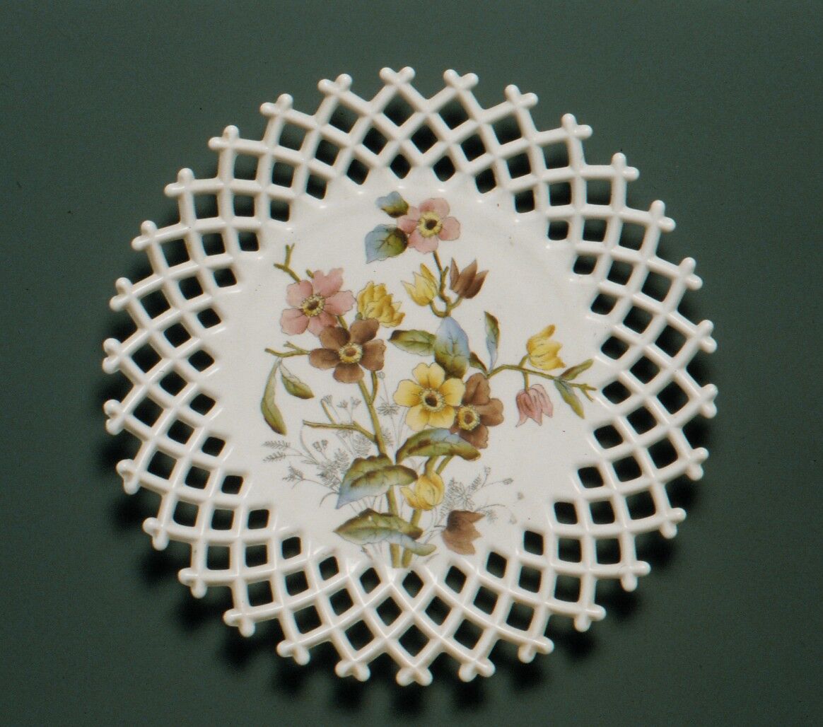 Plate, Challinor, Taylor and Company (1866–1891), Pressed opaque white glass, American 