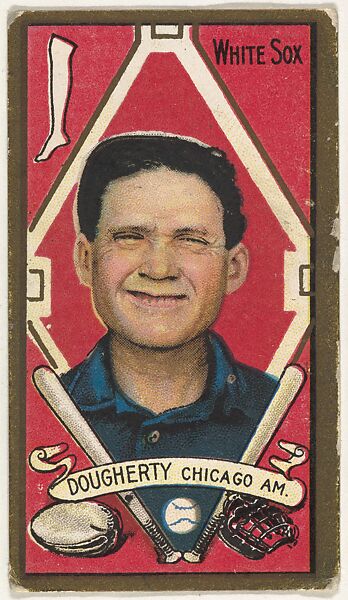Dougherty, Chicago White Sox, American League, from the "Baseball Series" (Gold Borders) set (T205) issued by the American Tobacco Company, Issued by the American Tobacco Company, Commercial color lithograph 