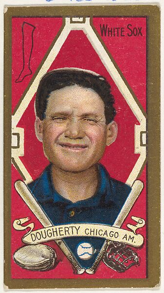 Dougherty, Chicago White Sox, American League, from the "Baseball Series" (Gold Borders) set (T205) issued by the American Tobacco Company, Issued by the American Tobacco Company, Commercial color lithograph 