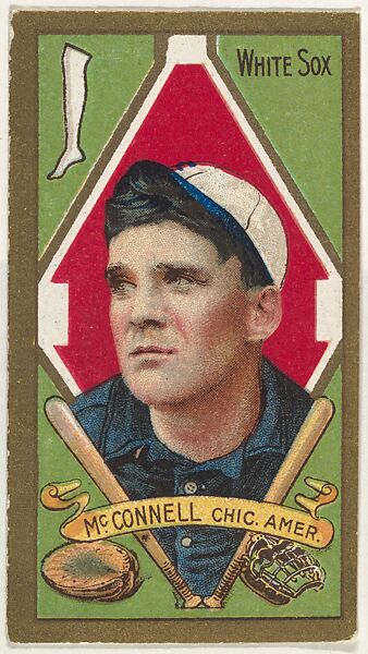 McConnell, Chicago White Sox, American League, from the "Baseball Series" (Gold Borders) set (T205) issued by the American Tobacco Company, Issued by the American Tobacco Company, Commercial color lithograph 