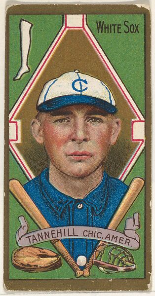 Lee Ford Tannehill, Chicago White Sox, American League, from the "Baseball Series" (Gold Borders) set (T205) issued by the American Tobacco Company, Issued by the American Tobacco Company, Commercial color lithograph 