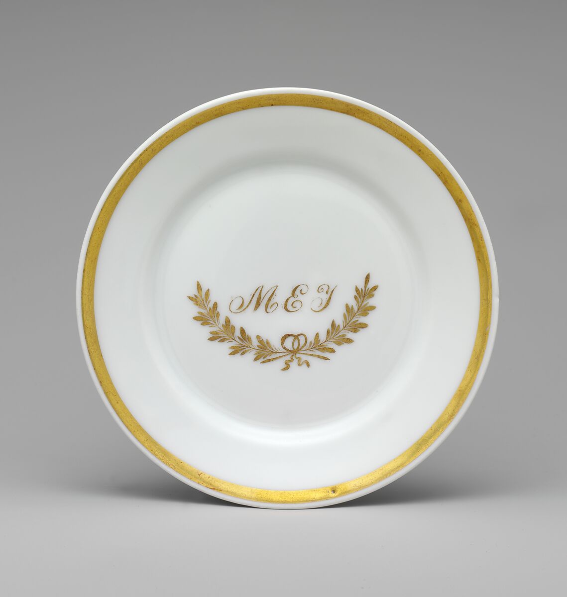 Plate, Tucker and Hemphill  American, Porcelain, American