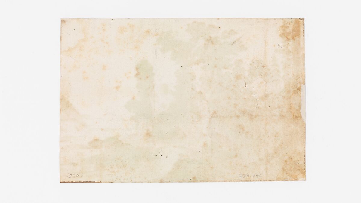 A Wooded River Landscape with a Church and Figures, Hendrick Avercamp (Dutch, Amsterdam 1585–1634 Kampen), Gouache, watercolor, over lead point or graphite, on paper prepared with gouache; framing line in pen and brown ink and gold paint