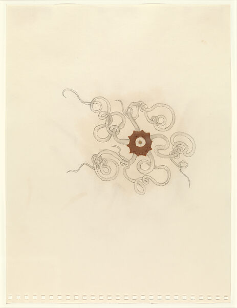 Range, Donald Moffett (American, born San Antonio, Texas, 1955), Fudge and graphite on paper 