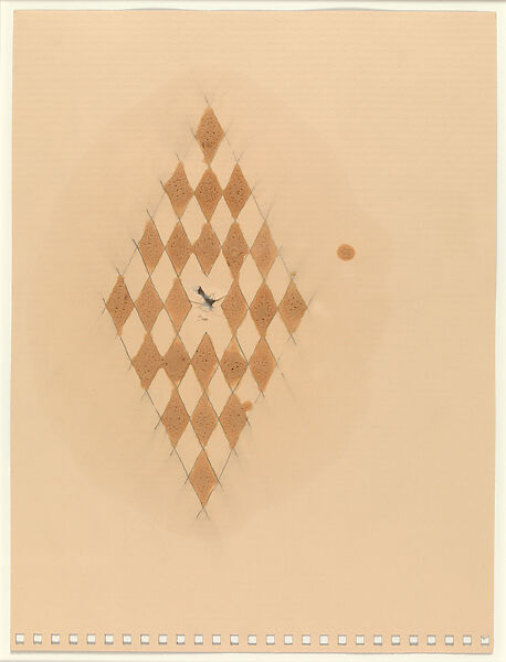Range, Donald Moffett (American, born San Antonio, Texas, 1955), Fudge and graphite on paperboard 