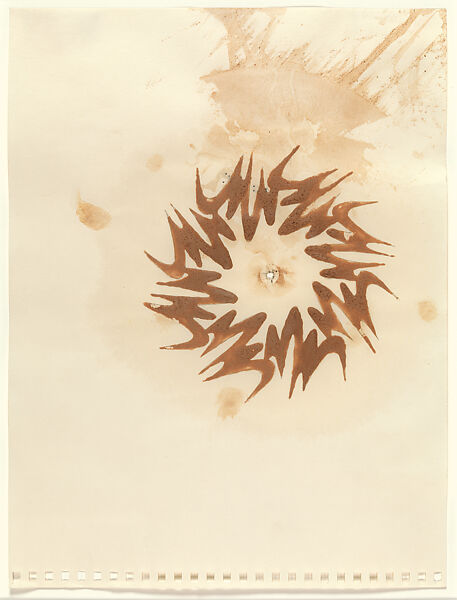 Range, Donald Moffett (American, born San Antonio, Texas, 1955), Graphite, gunpowder, and fudge on paper 