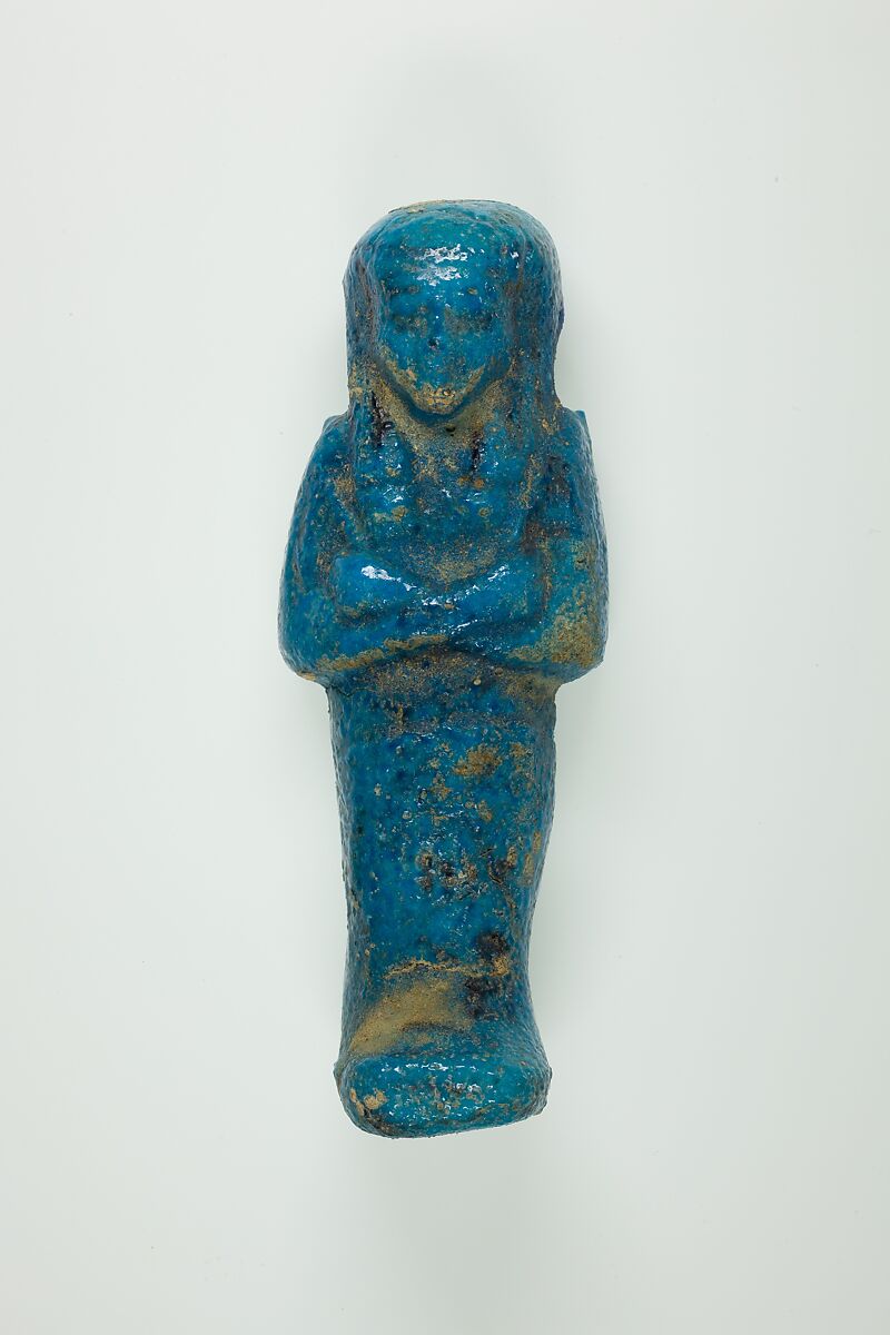 Worker Shabti of Henettawy (C), Daughter of Isetemkheb, Faience 