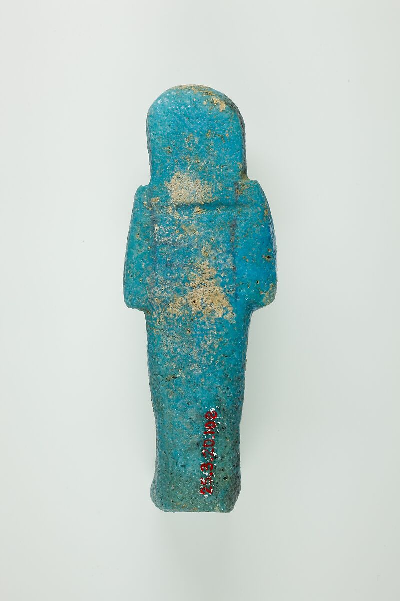 Worker Shabti of Henettawy (C), Daughter of Isetemkheb, Faience