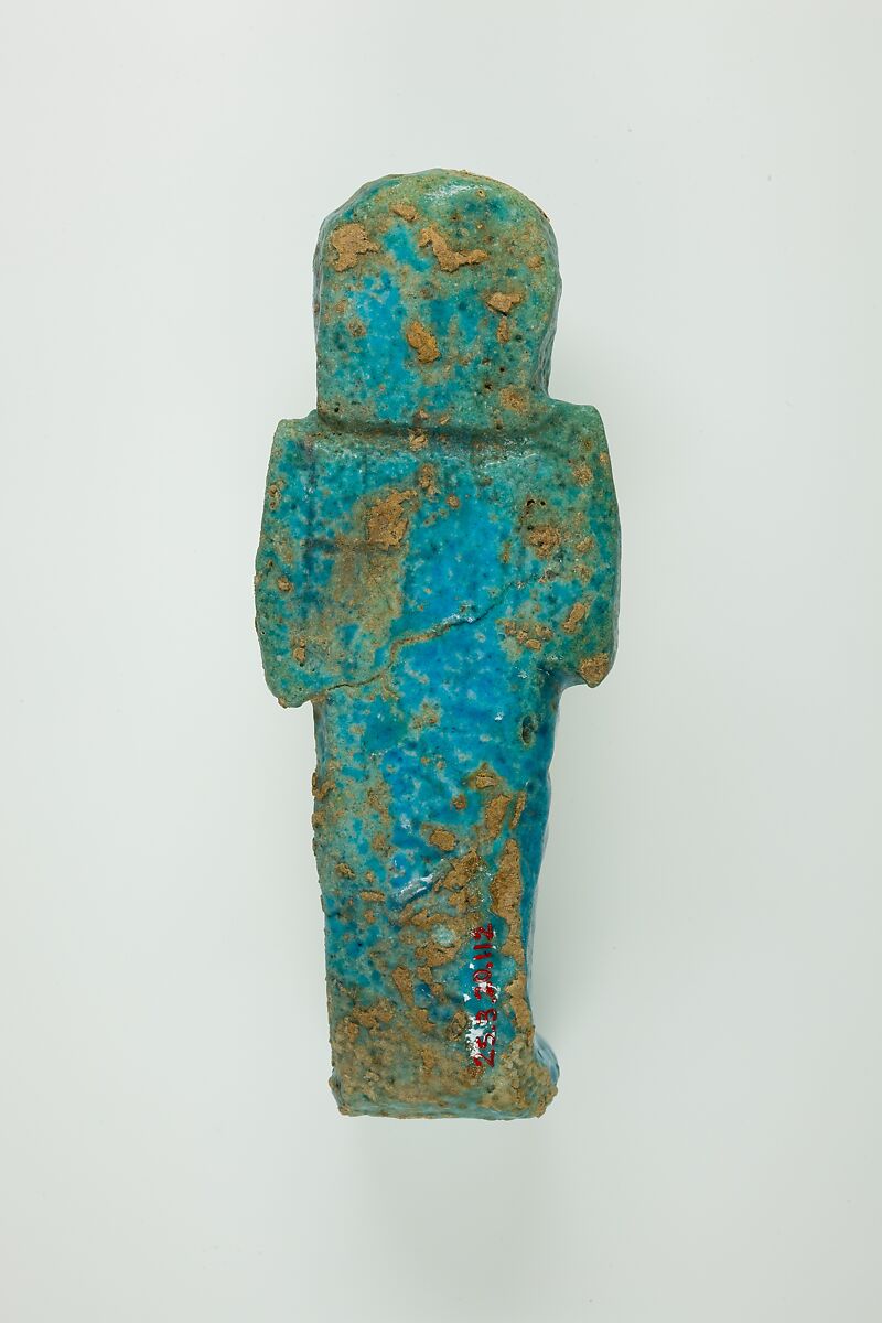 Worker Shabti of Henettawy (C), Daughter of Isetemkheb, Faience