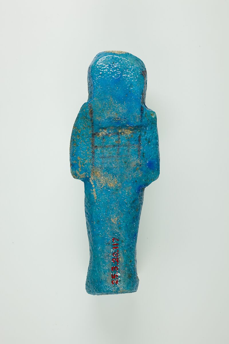 Worker Shabti of Henettawy (C), Daughter of Isetemkheb, Faience