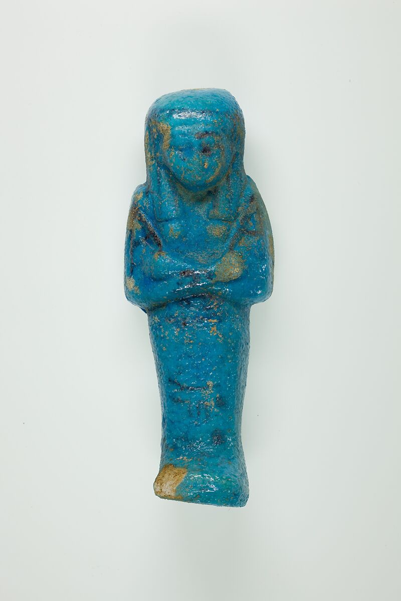 Worker Shabti of Henettawy (C), Daughter of Isetemkheb, Faience 