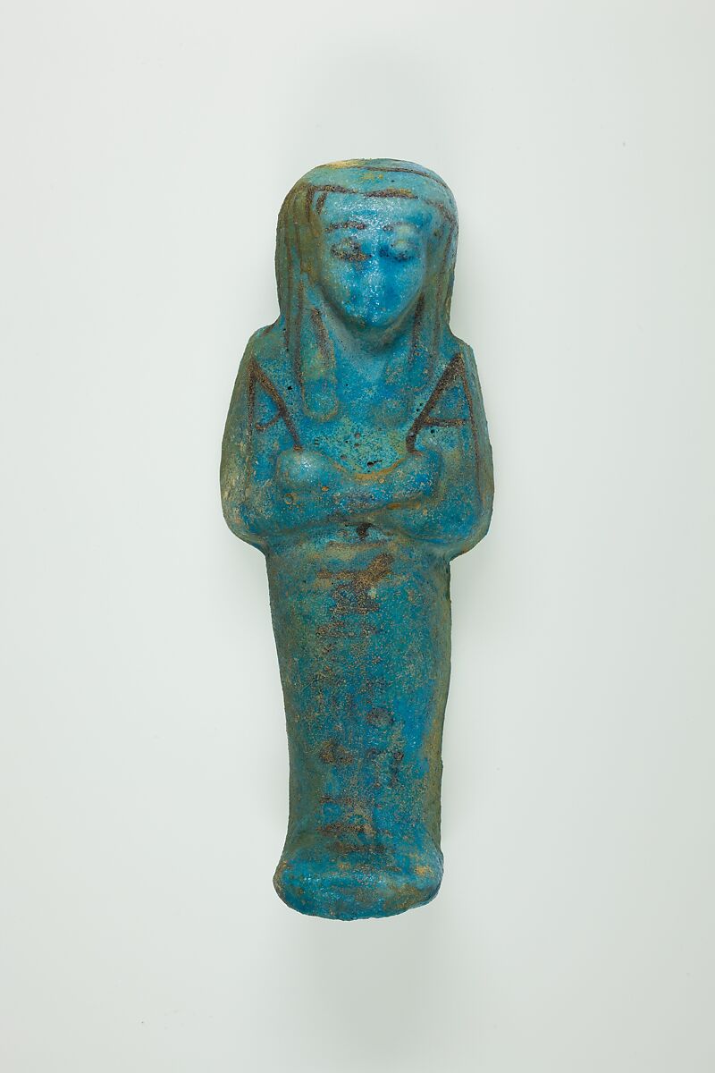 Worker Shabti of Henettawy (C), Daughter of Isetemkheb, Faience 