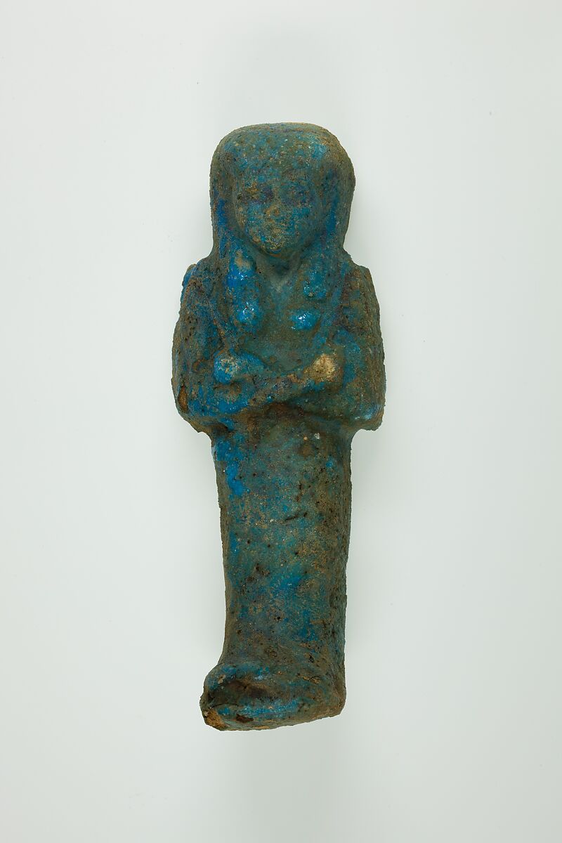 Worker Shabti of Henettawy (C), Daughter of Isetemkheb, Faience 