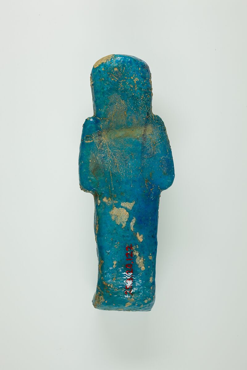 Worker Shabti of Henettawy (C), Daughter of Isetemkheb, Faience