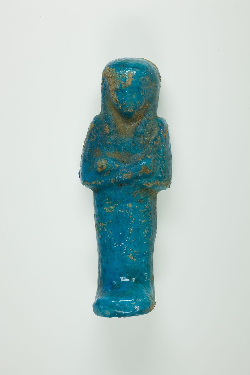 Worker Shabti of Henettawy (C), Daughter of Isetemkheb, Faience 