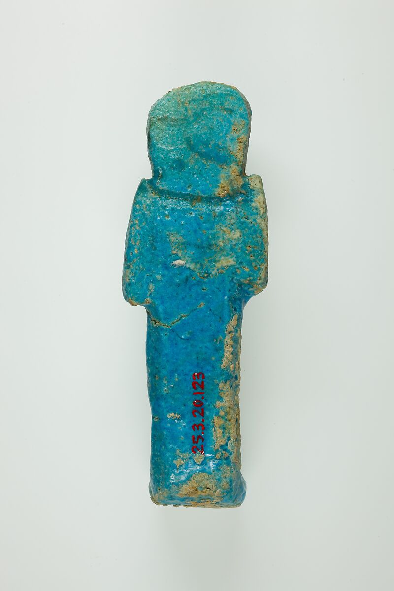 Worker Shabti of Henettawy (C), Daughter of Isetemkheb, Faience