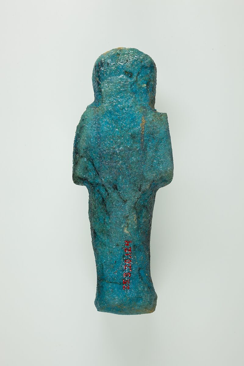 Worker Shabti of Henettawy (C), Daughter of Isetemkheb, Faience