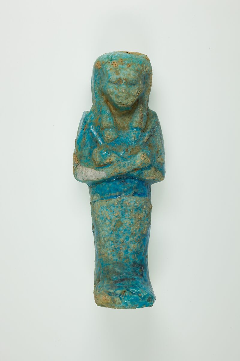 Worker Shabti of Henettawy (C), Daughter of Isetemkheb, Faience 