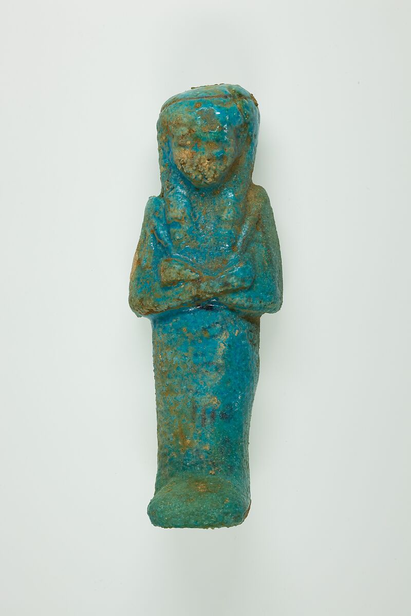 Worker Shabti of Henettawy (C), Daughter of Isetemkheb, Faience 