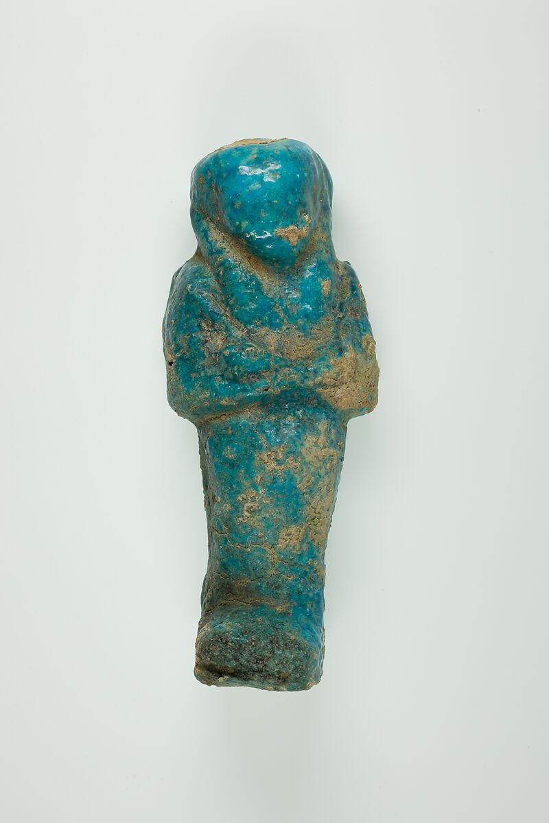 Worker Shabti of Henettawy (C), Daughter of Isetemkheb, Faience 