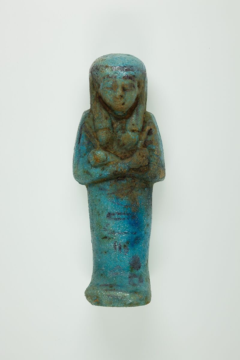 Worker Shabti of Henettawy (C), Daughter of Isetemkheb, Faience 