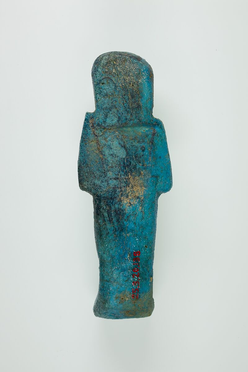 Worker Shabti of Henettawy (C), Daughter of Isetemkheb, Faience