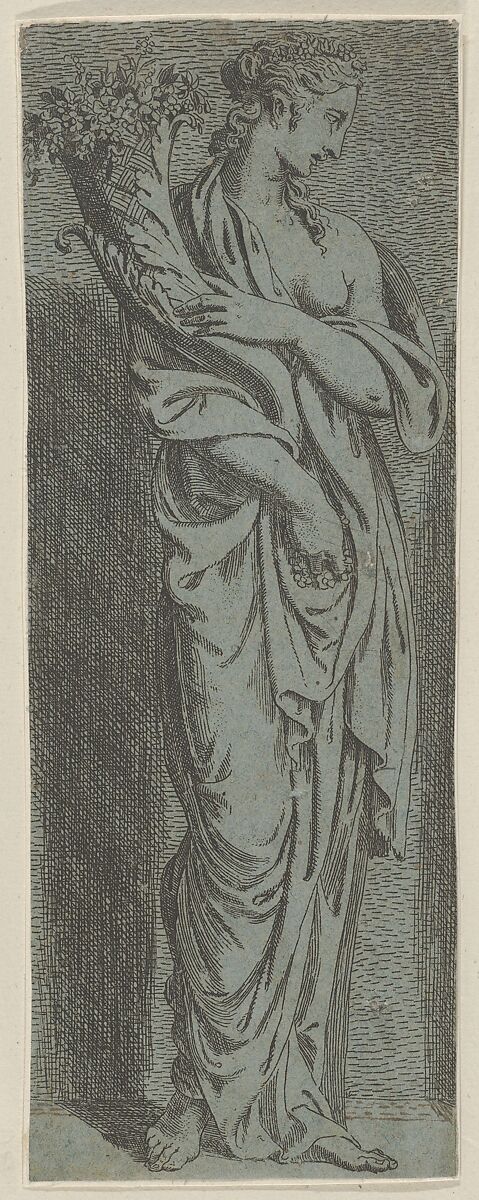 Spring, Battista Angolo del Moro (Italian, Verona ca. 1515–ca. 1573 Murano), Etching 