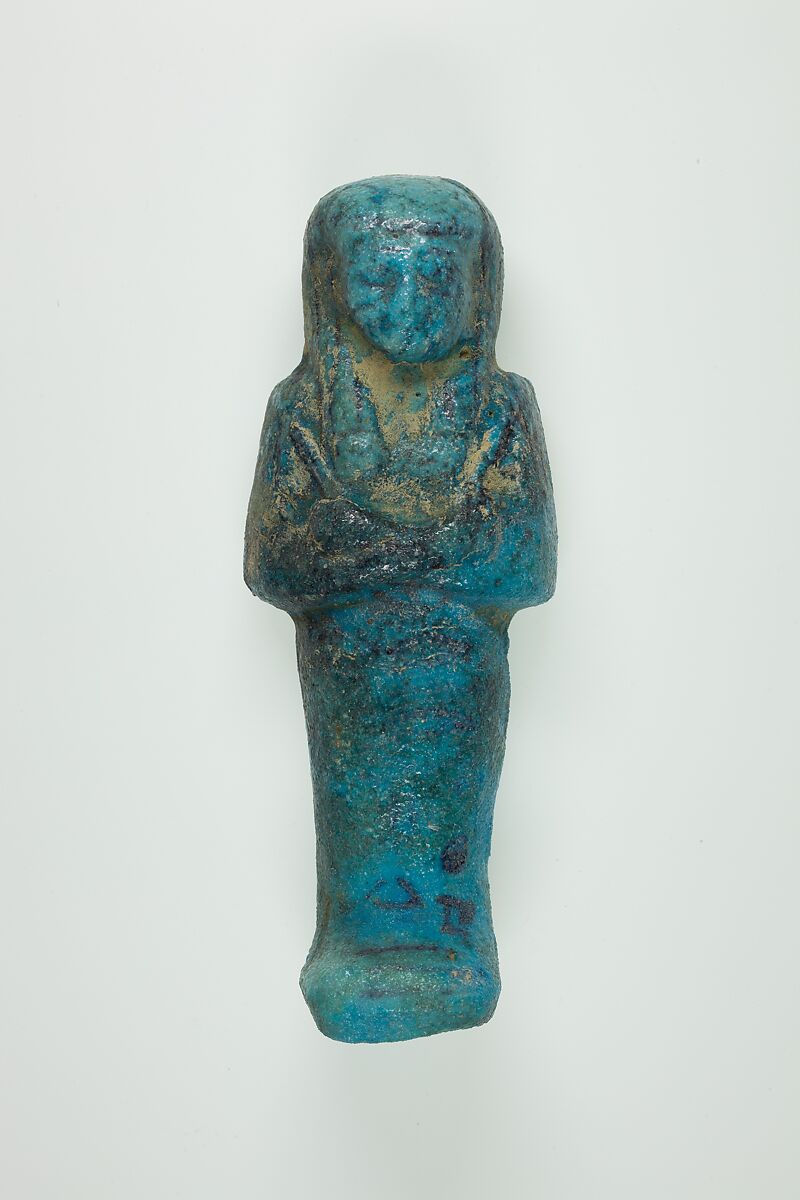 Worker Shabti of Henettawy (C), Daughter of Isetemkheb, Faience 