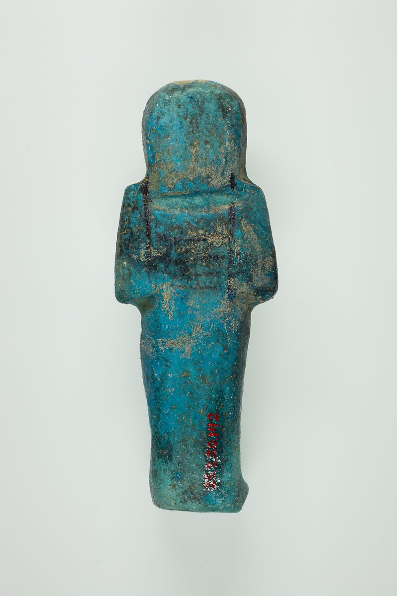 Worker Shabti of Henettawy (C), Daughter of Isetemkheb, Faience