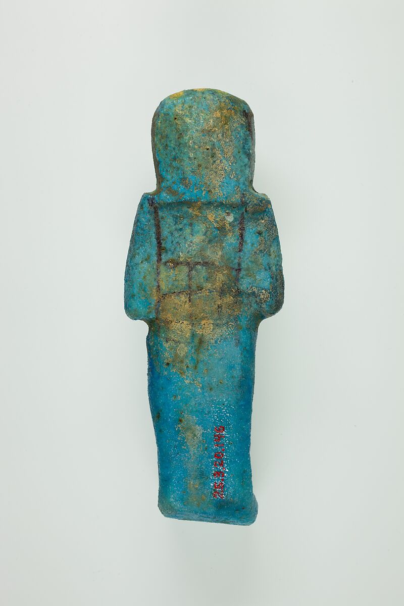 Worker Shabti of Henettawy (C), Daughter of Isetemkheb, Faience