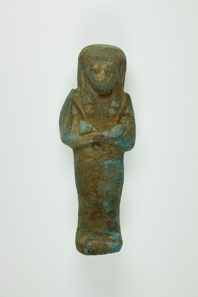 Worker Shabti of Henettawy (C), Daughter of Isetemkheb, Faience 